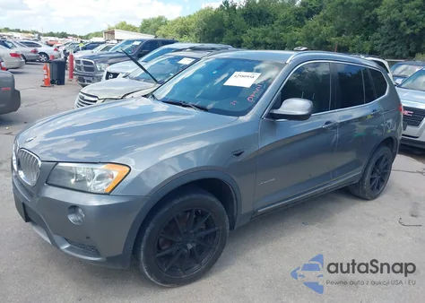 2013 BMW X3 xDrive28I z USA, uszkodzony, nr VIN 5UXWX9C5XD0A25805